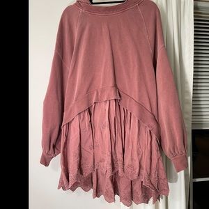 Free people mauve tunic/mini dress